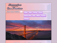 Tablet Screenshot of limousinesanfrancisco.com